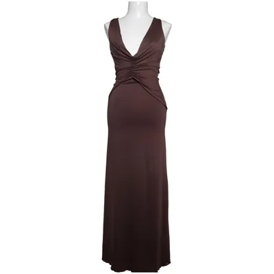 Maxikleid (Braun) von Princess Polly Elasthan, Recyceltes Polyester