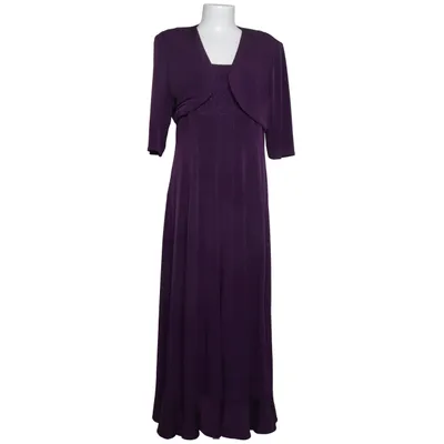 Aftenkjole (Lilla) fra R&M Richards Elastan, Polyester