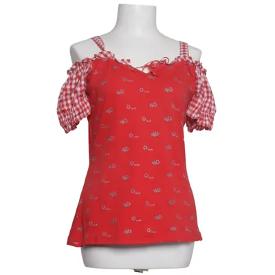 Chemisier Dirndl (Rouge, Blanc) de Alpin