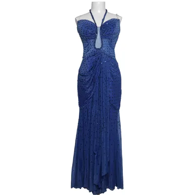 Avondjurk (Blauw) van Kenzel Polyester