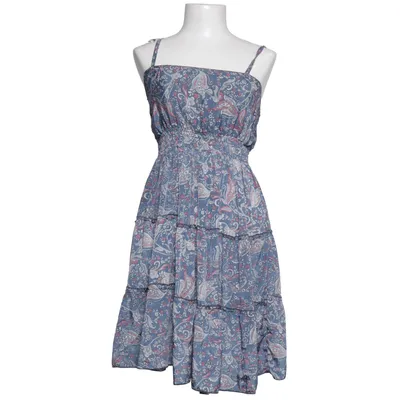 Klänning (Blå, Flerfärgad) från Maza Polyester, Silke