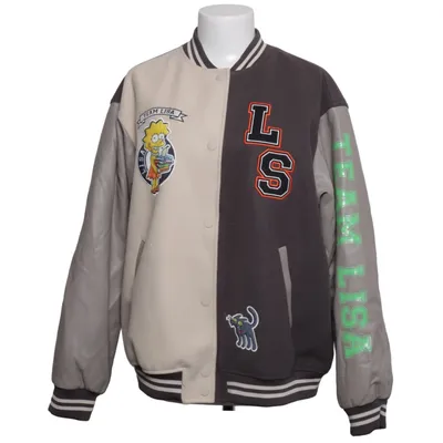 Varsity jacket (Beige, Gray, Multicolored) from Divided by H&M Polyester