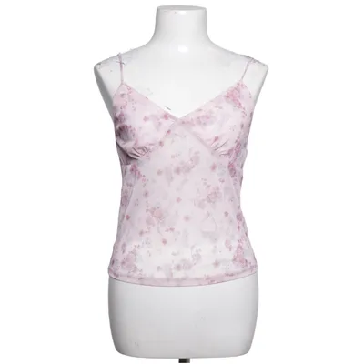 Crop top (Pink, Flerfarvet) fra Primark Elastan, Polyester