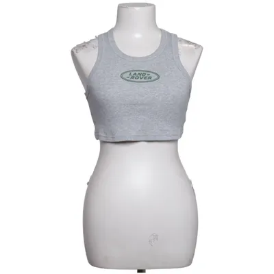 Crop top (Gray) from Pacsun Cotton, Elastane