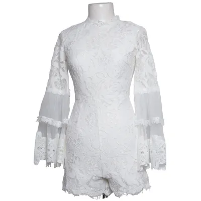 Jumpsuit (Wit) van Love Triangle Katoen, Polyamide