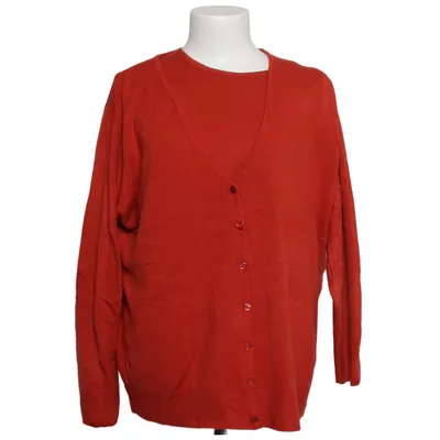 Cardigan (Orange) from Cashmere-Feeling Acrylic