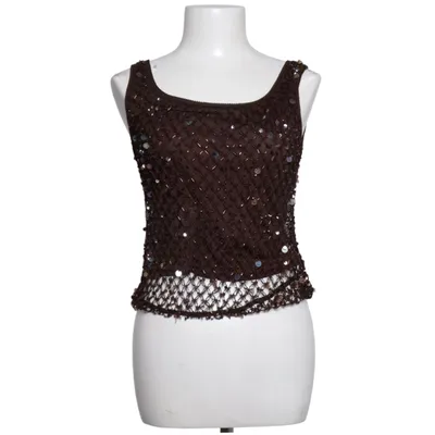 Tank Top (Brown) from Nicowa Polyester, Viscose
