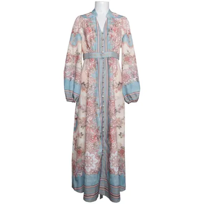 Långklänning (Blå, Flerfärgad) från Style Polyester, Viskos