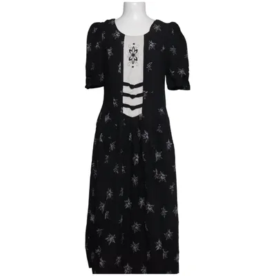 Dirndl (Svart, Vit) från Meico Linne, Viskos