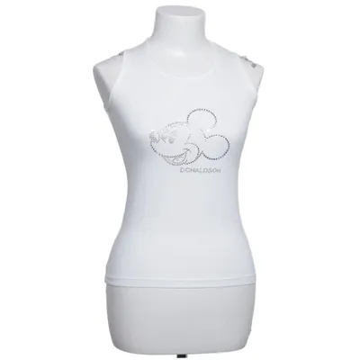 Tank Top (White) from Donaldson Cotton, Elastane