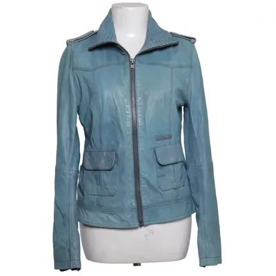 Läderjacka (Blake Biker) från Superdry Skinn, Polyester