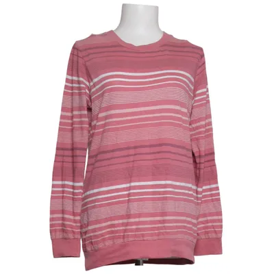 Långärmad t-shirt (Röd, Vit) från Normann Bomull, Polyester