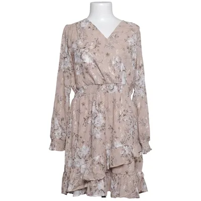 Dress (Beige, Multicolored) from Moocci Polyester