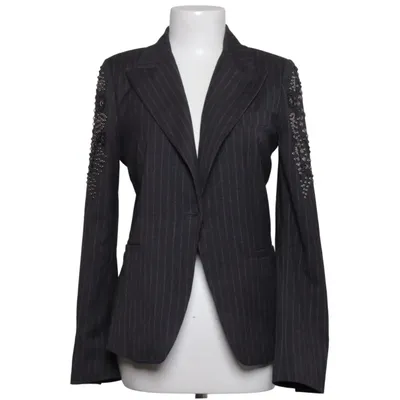 Blazer (Gray) from Denny Rose Acetate, Elastane, Polyester, Viscose