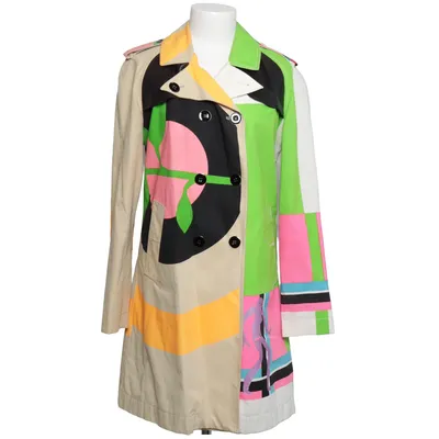 Trenchcoat (Flerfärgad) från Custo Barcelona Bomull, Skinn