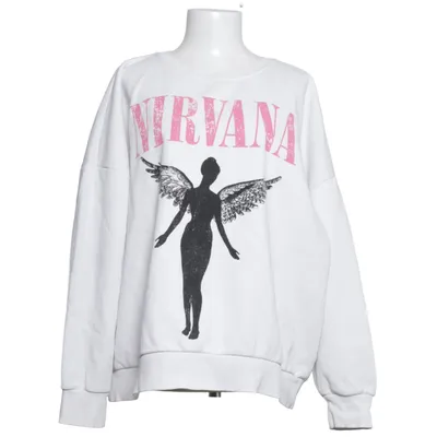 Sweatshirt (White, Black, Pink) from Nirvana Cotton, Polyester