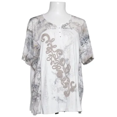 Top (White, Gray, Beige) from Cosima Cotton, Polyester