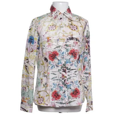 Blus (Vit, Flerfärgad) från Etro Bomull, Elastan