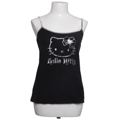 Tanktop (Schwarz) von Hello Kitty Baumwolle, Elasthan