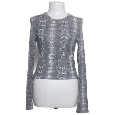 Long sleeve T-shirt (Gray, White) from Holly's Elastane, Polyester, Viscose