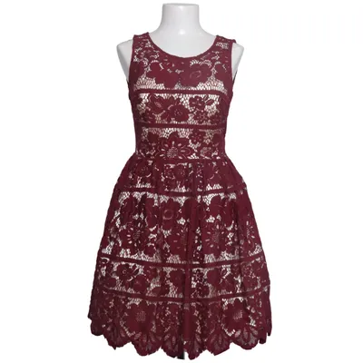 Robe (Rouge, Beige) de Eva & Lola Coton, Polyamide