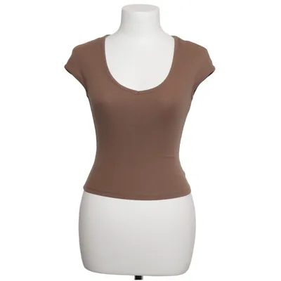 T-shirt (Brown) from Bershka