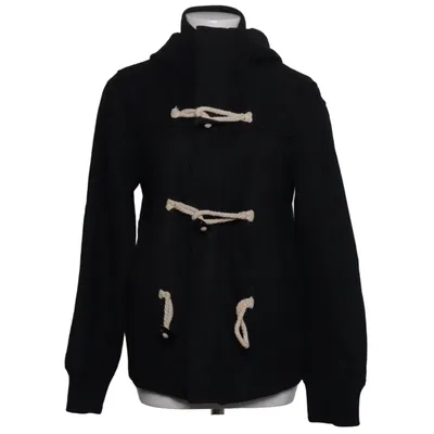 Dufflecoat (Sort) fra Amy Polyester, Uld