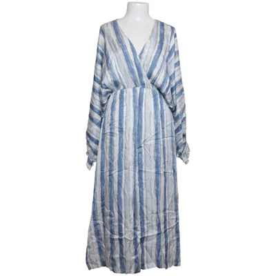 Wickelkleid (Blau, Weiß) von Johanna