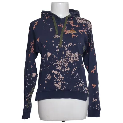 Sweat à capuche (Bleu, Beige) de Maloja Coton