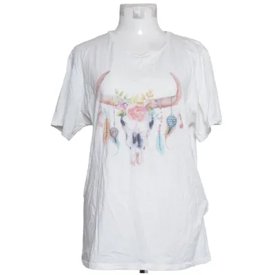 T-shirt (White, Multicolored) from Please Cotton