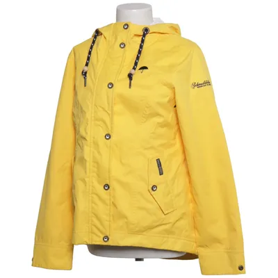 Raincoat (Yellow) from Schmuddelwedda Cotton, Polyester, Polyurethane