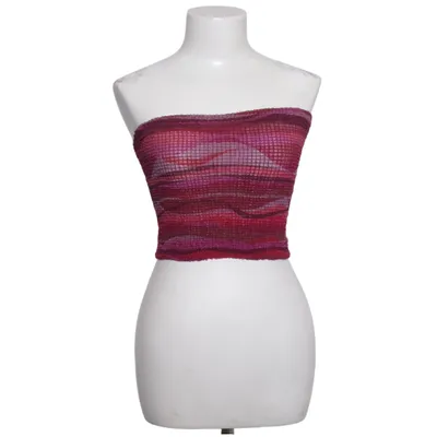 Top tube (Rose, Violet, Multicolore) de Hanne Bloch Soie