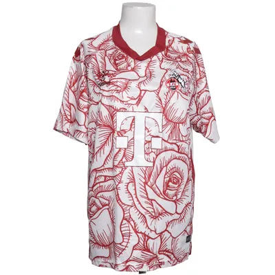 Fodboldtrøje (Hvid, Rød) fra Hummel Polyester