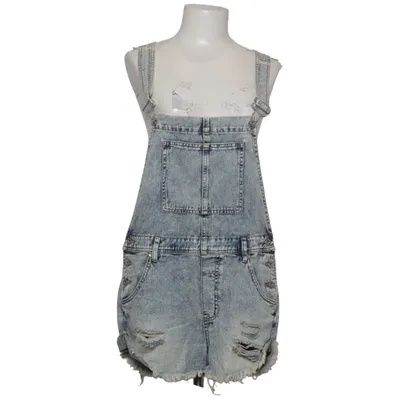 Salopette courte (Bleu) de Bullhead Coton