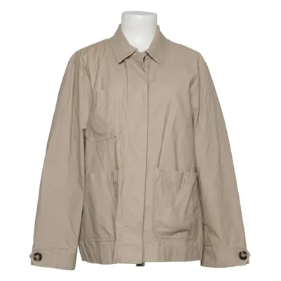 Skjortejakke (Beige) fra H&M Bomuld, Elastan