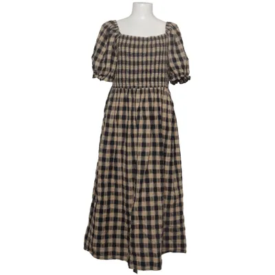 Kleid (Schwarz, Beige) von New Look Curves Baumwolle