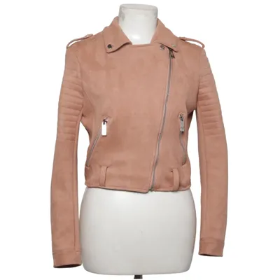 Bikerjacka (Rosa) från R jeans Elastan, Polyester