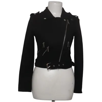 Biker jacket (Black) from Mochy Elastane, Polyester