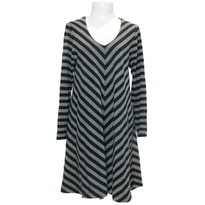 Dress (Black, Green) from Two Danes Cotton, Hemp