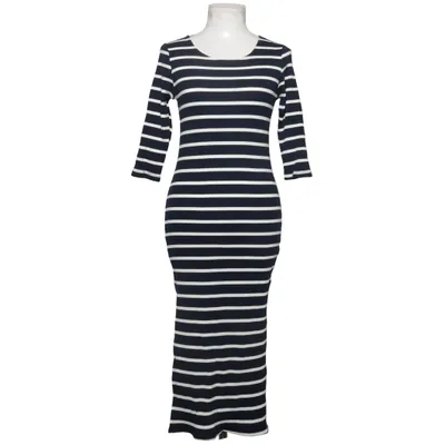 Maxi dress (Blue, White) from Flam Mode Cotton, Elastane