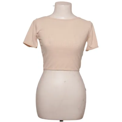 T-shirt (Beige) van Oak+ Fort Elastaan, Polyester, Viscose