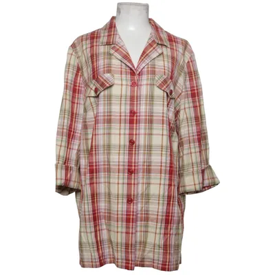Skjorte (Rød, Beige, Flerfarvet) fra Frankenwälder Linned, Polyester, Viscose