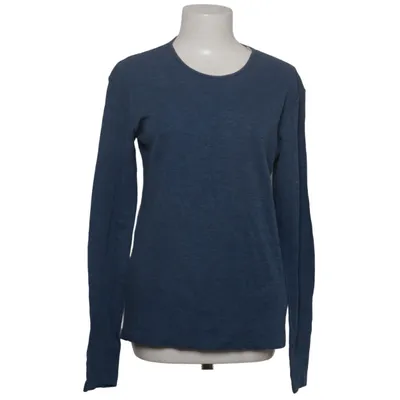 Langærmet t-shirt (Blå) fra Living Crafts Økologisk bomuld, Uld