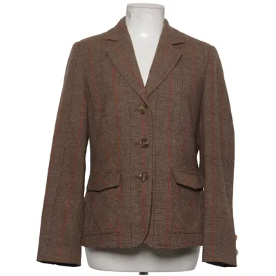 Blazer (Brown, Orange) from Sure Polyester, Wool