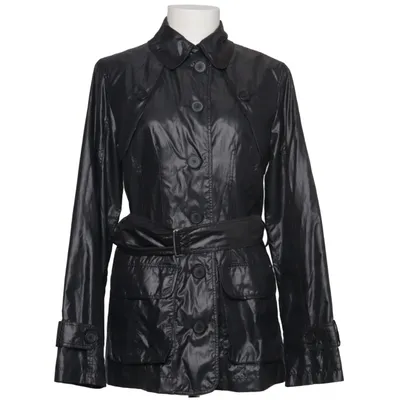 Trenchcoat (Schwarz) von Damo Polyamid, Polyester