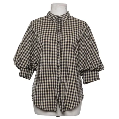 Bluse (Sort, Beige) fra Copenhagen Muse Polyamid, Polyester, Viscose
