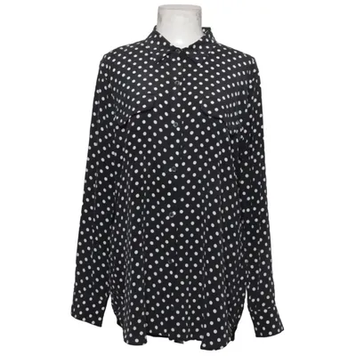 Blus (Svart, Vit) från Equipment Femme Silke