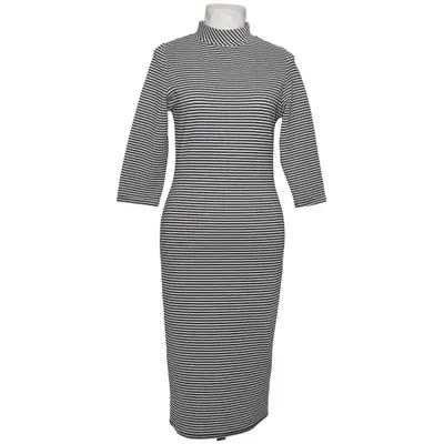 Poloklänning (Svart, Vit) från Innocence Elastan, Polyester