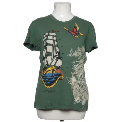 T-shirt (Green) from Ed Hardy Cotton