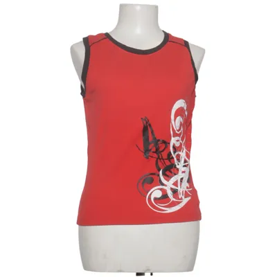 Tanktop (Rot, Schwarz, Weiß) von Crane Sports Elasthan, Polyamid